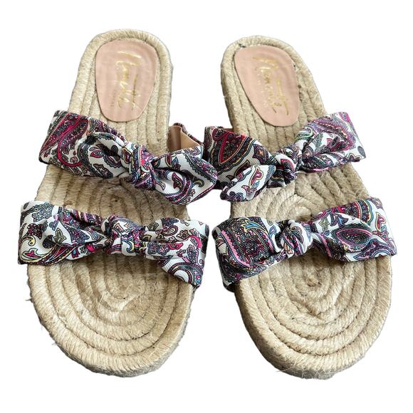 Nanette Lepore Lily Sandals Espadrilles Print 8 - Picture 9 of 11